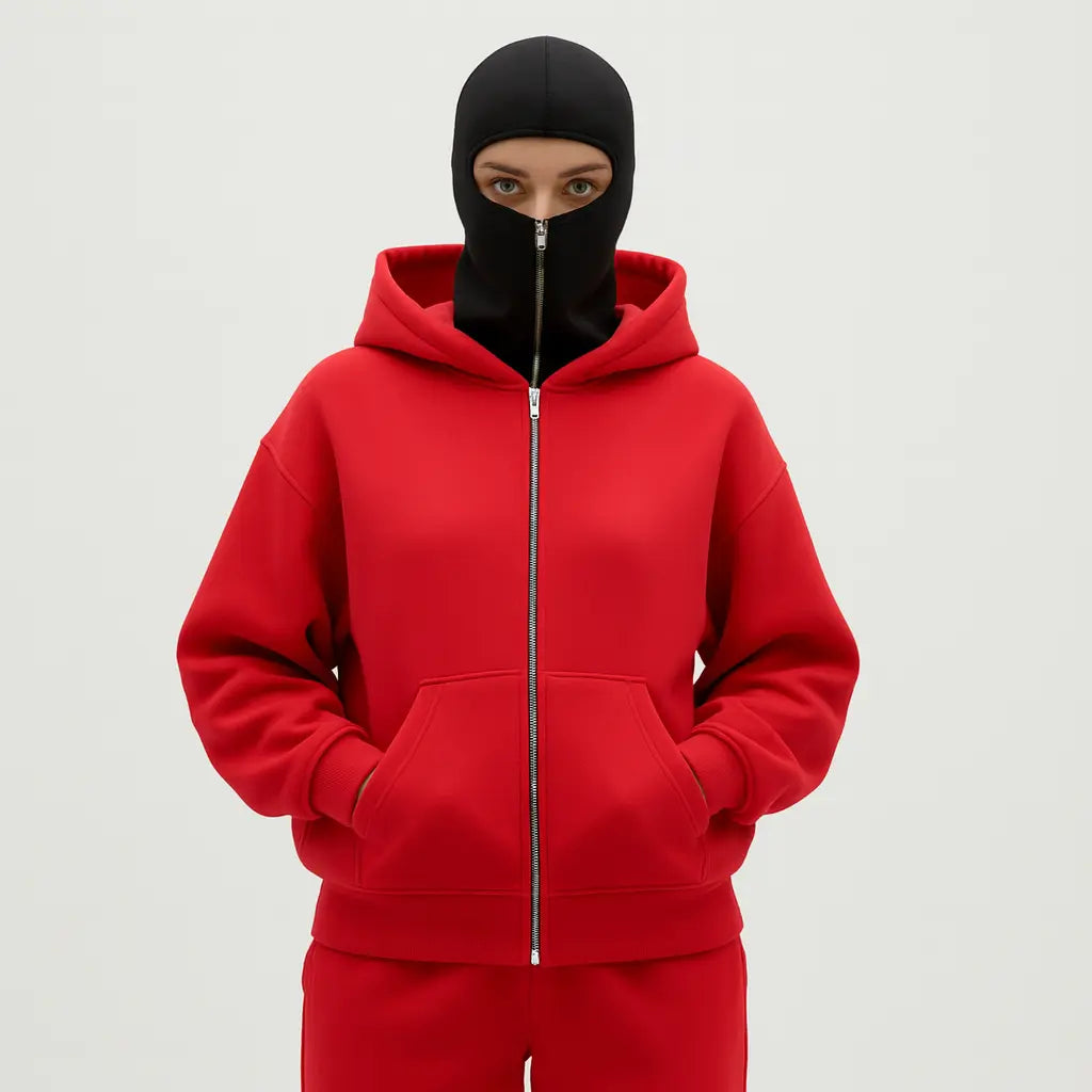 The Zipped Masked Hoodie (Unisex)