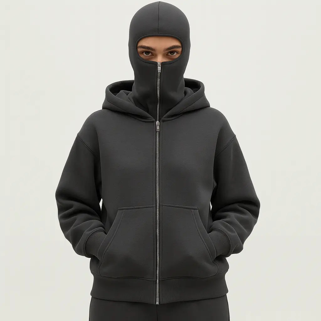 The Zipped Masked Hoodie (Unisex)
